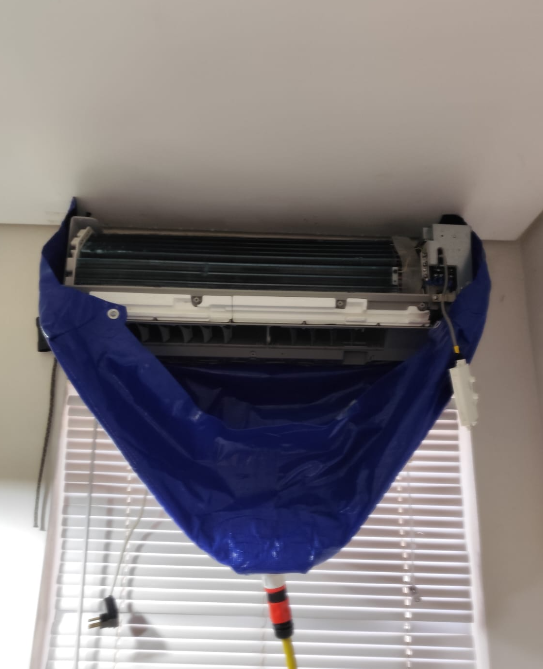 Higienização de ar condicionado split